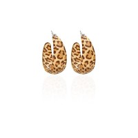 Серьги кольцо ø4см (2796) вариант 05