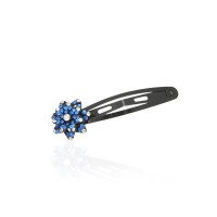 Заколка-хлопушка для волос со стразами (14713) вариант 05