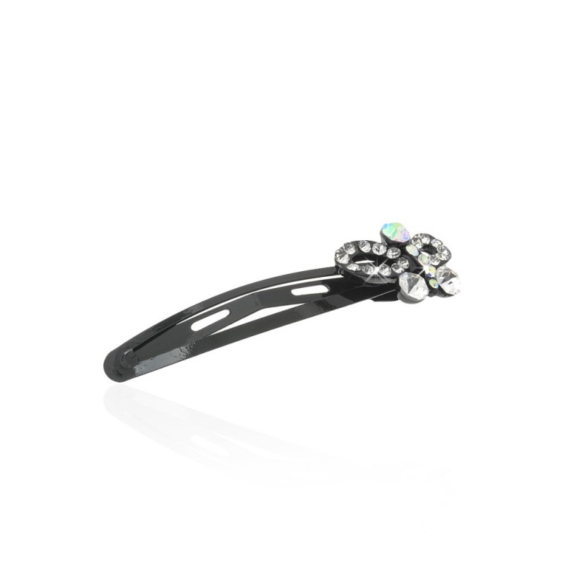 Заколка-хлопушка для волос со стразами 5.3см (2433) вариант 03