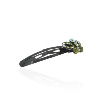 Заколка-хлопушка для волос со стразами 5.3см (2433) вариант 05