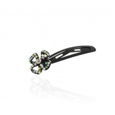 Заколка-хлопушка для волос со стразами 5.9см (11879) вариант 02