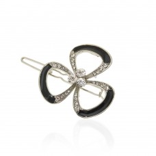 Заколка-защёлка со стразами 5.2см (13934) вариант 01