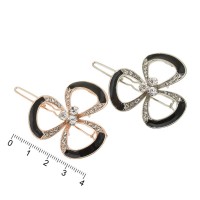 Заколка-защёлка со стразами 5.2см (13934) вариант упаковка 12шт