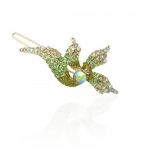 Заколка-защёлка со стразами 5.9см (11886) вариант 04