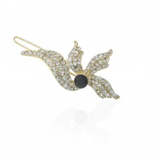 Заколка-защёлка со стразами 5.9см (11886) вариант 07