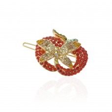 Заколка-защёлка со стразами 4.7см (2492) вариант 05