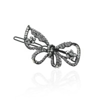 Заколка-защёлка со стразами 5.7см (3493) вариант 05