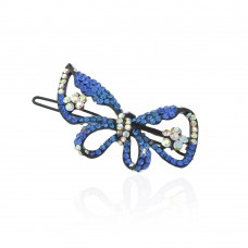 Заколка-защёлка со стразами 5.7см (3493) вариант 06