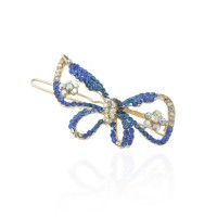 Заколка-защёлка со стразами 5.7см (11895) вариант 03