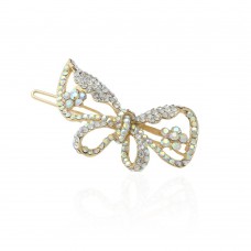 Заколка-защёлка со стразами 5.7см (11895) вариант 05