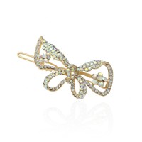 Заколка-защёлка со стразами 5.7см (11895) вариант 06