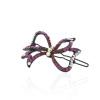 Заколка-защёлка со стразами 5см (3946) вариант 10