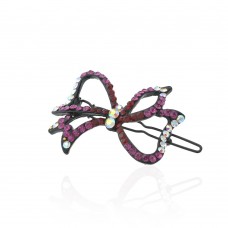 Заколка-защёлка со стразами 5см (3946) вариант 10