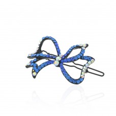 Заколка-защёлка со стразами 5см (3946) вариант 12