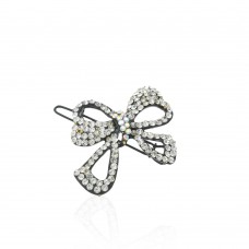 Заколка-защёлка со стразами 4.3см (3948) вариант 01