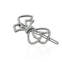 Заколка-защёлка со стразами 6.8см (6250) вариант 01