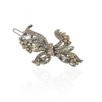 Заколка-защёлка со стразами 6.4см (8362) вариант 11