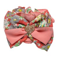 Резинка для волос шифоновая объемная с бантиком (11462) вариант 03