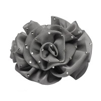 Резинка для волос шифоновая объемная с бантиком (4166) вариант 05