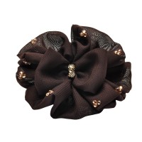 Резинка для волос шифоновая объемная с бантиком (4167) вариант 04