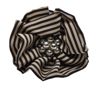 Резинка для волос шифоновая объемная с бантиком (7097) вариант 01