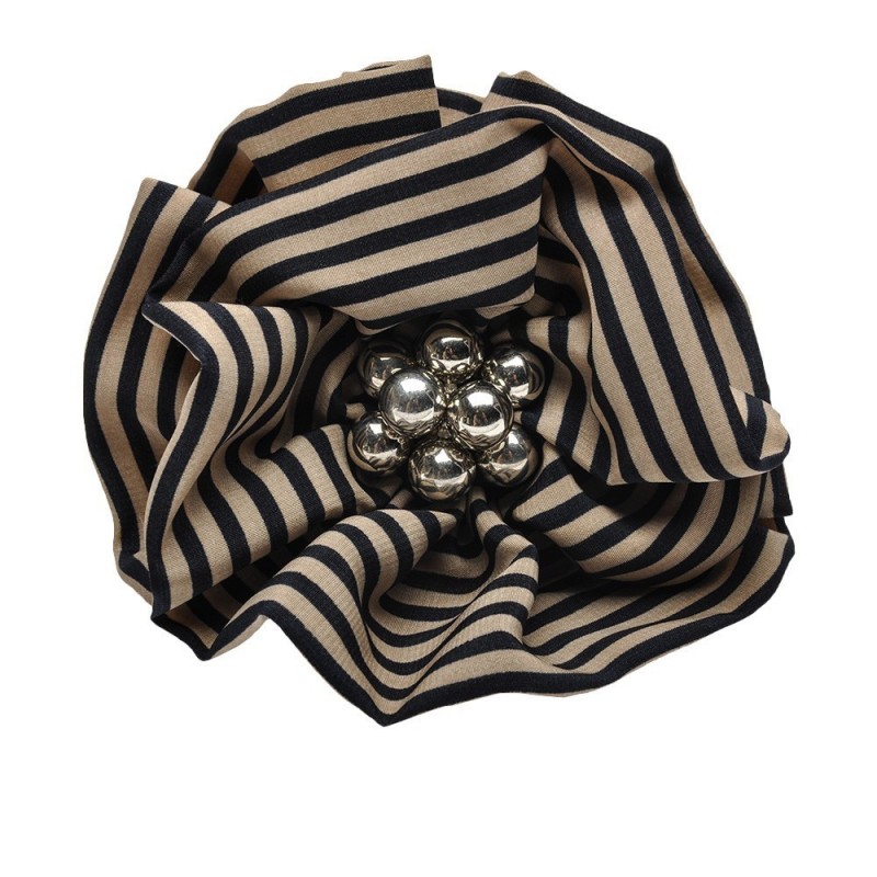 Резинка для волос шифоновая объемная с бантиком (7097) вариант 01