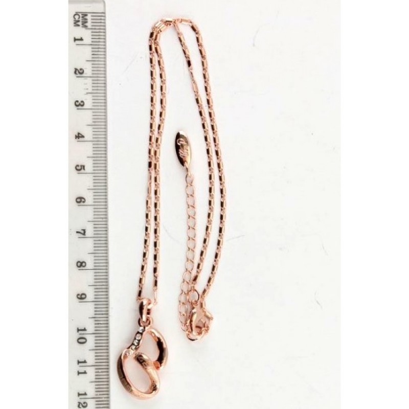 Подвеска на шею с кулоном золотистая (6582)