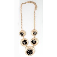 Подвеска на шею золотистая (7711)