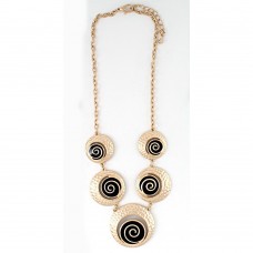 Подвеска на шею золотистая (7711)