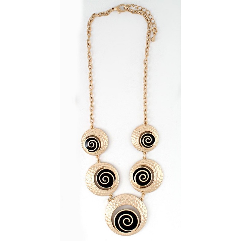 Подвеска на шею золотистая (7711)