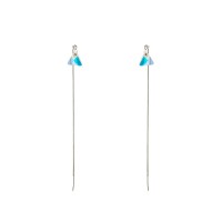 Серьги с камнями сваровски 14453