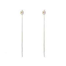 Серьги с камнями сваровски 14456