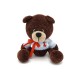Вязаная игрушка амигуруми Мишка плюшевый 30см коричневый (27924)