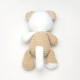 Вязаная игрушка амигуруми Котик плюшевый 33см бежевый (28149)
