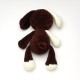Вязаная игрушка амигуруми Собачка плюшевая 33см коричневая (28150)