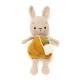 Вязаная игрушка амигуруми Зайка с морковкой 27см бежевый (29146)