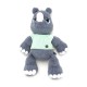 Вязаная игрушка амигуруми Носорог 35см серый (29150)