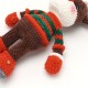 Вязаная игрушка амигуруми Олень плюшевый 35см коричневый (29712)