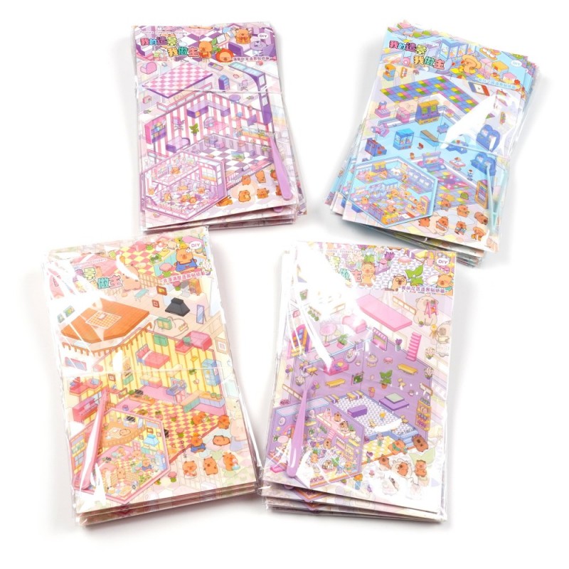 Набор 3D-наклеек румбоксов Капибара (30792)