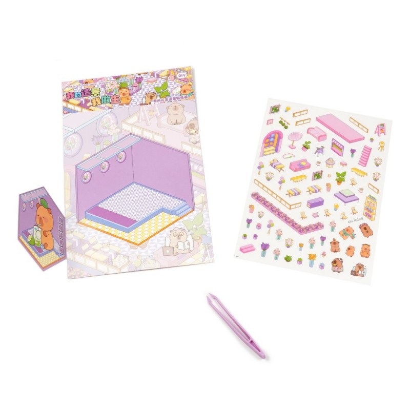 Набор 3D-наклеек румбоксов Капибара (30792)