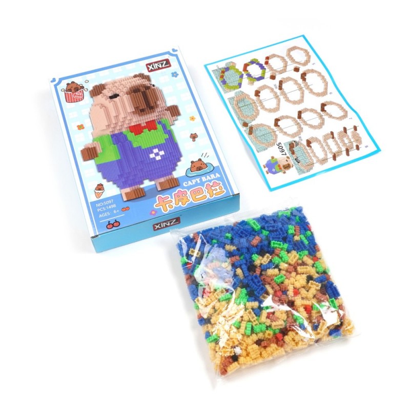 Конструктор наноблоки Капибара (30920) вариант 01