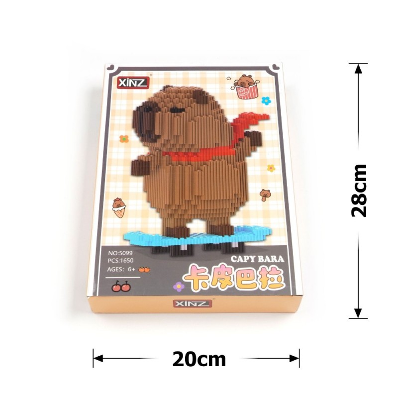 Конструктор наноблоки Капибара (30920) вариант 03