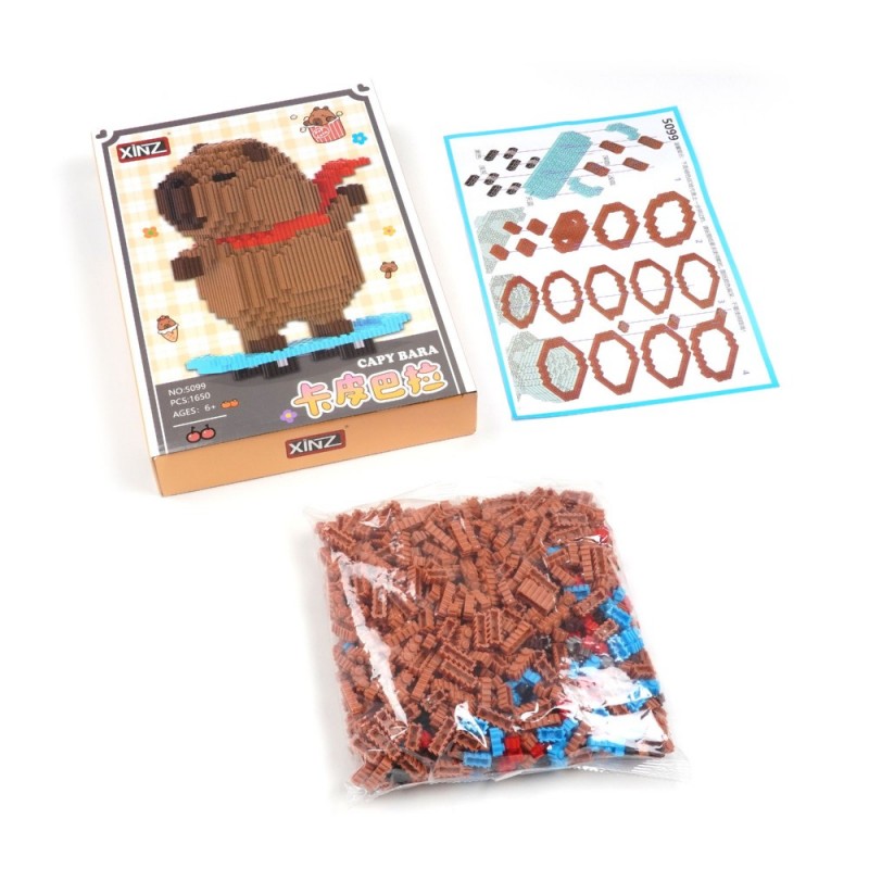 Конструктор наноблоки Капибара (30920) вариант 03
