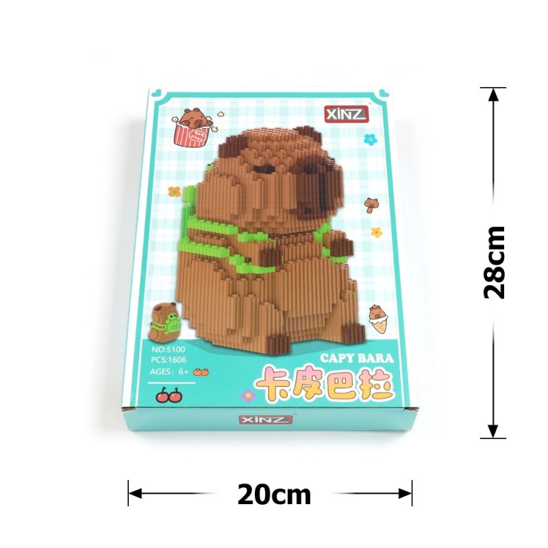Конструктор наноблоки Капибара (30920) вариант 04