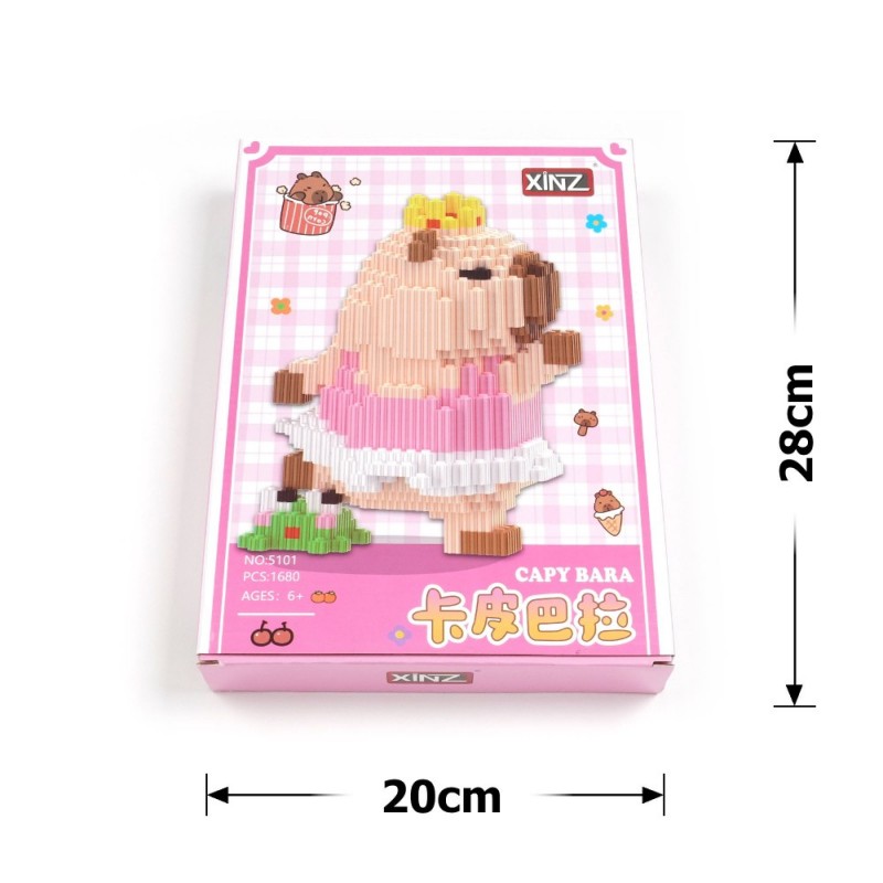 Конструктор наноблоки Капибара (30920) вариант 05