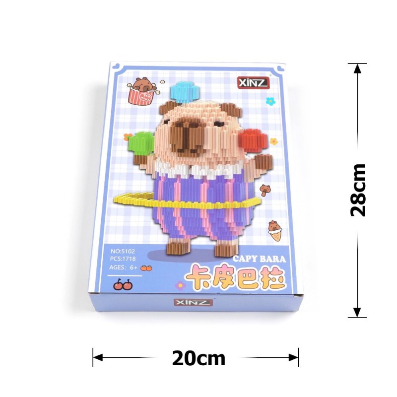 Конструктор наноблоки Капибара (30920) вариант 06