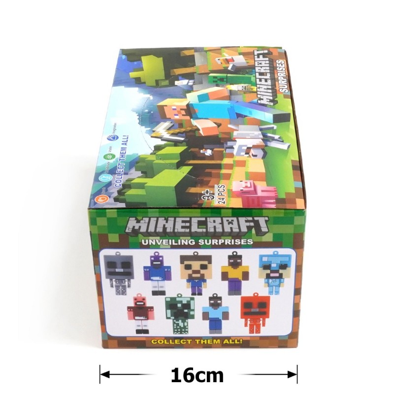 Набор брелоков-сюрпризов Майнкрафт 24шт (30769)