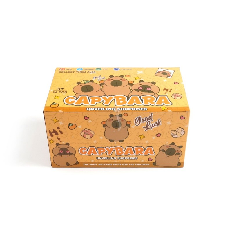 Набор брелоков-сюрпризов Капибара 24шт (30775)