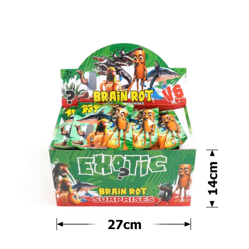 Набор брелоков-сюрпризов Брейнрот 24шт (30777)