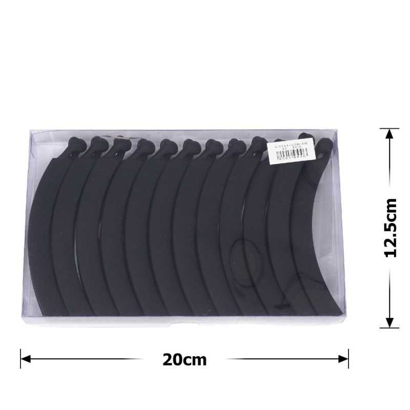 Набор заколок бананов для волос матовые (26894)